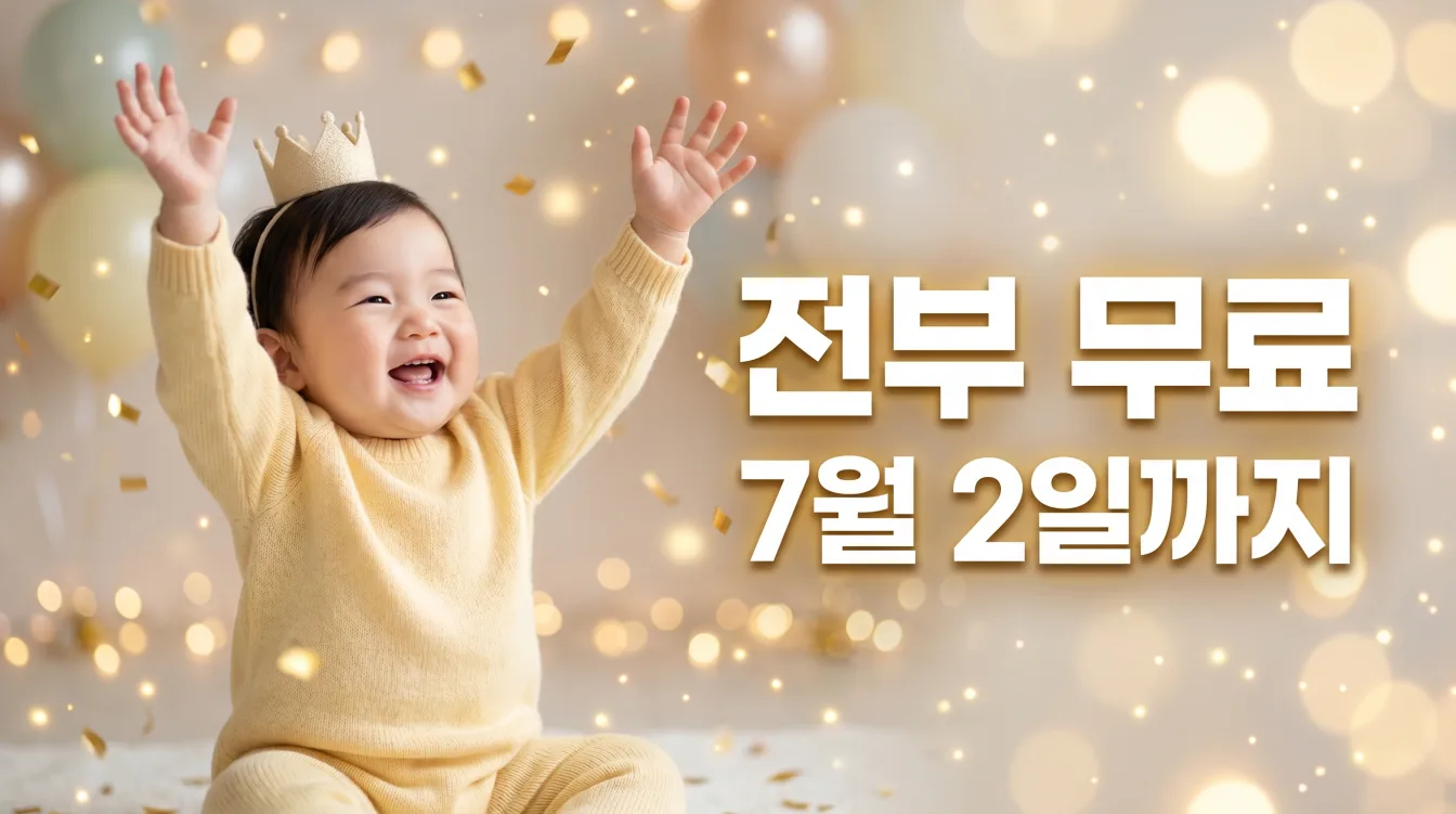 오픈 기념 전부 무료 — 7월 2일까지